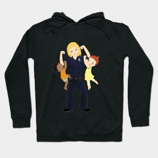 Police Officer Mommy Mums Hoodie